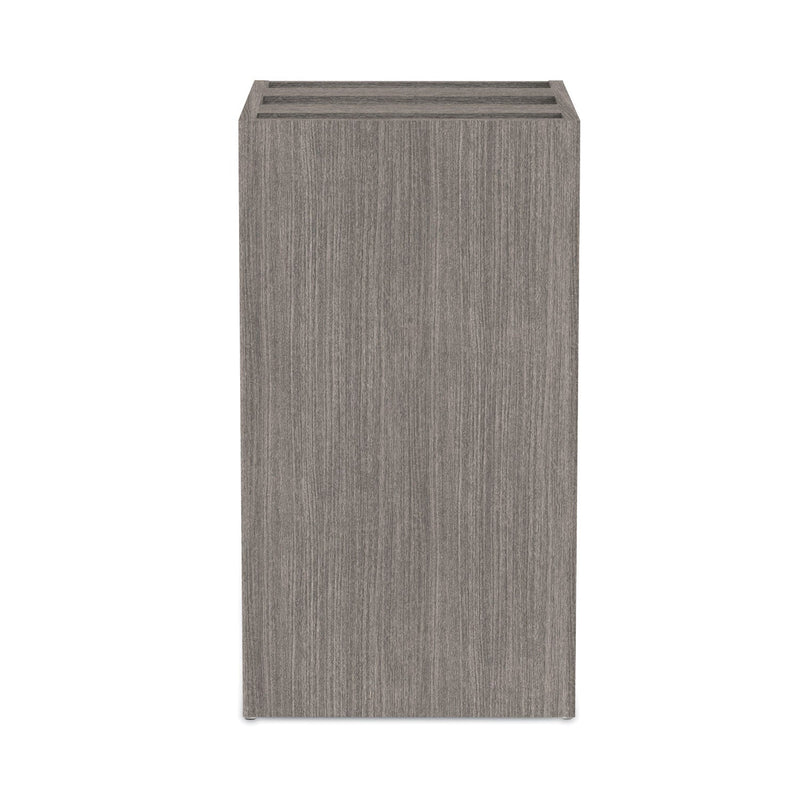 Alera Valencia Series Full Pedestal File, Left/Right, 3-Drawers: Box/Box/File, Legal/Letter, Gray, 15.63" x 20.5" x 28.5"