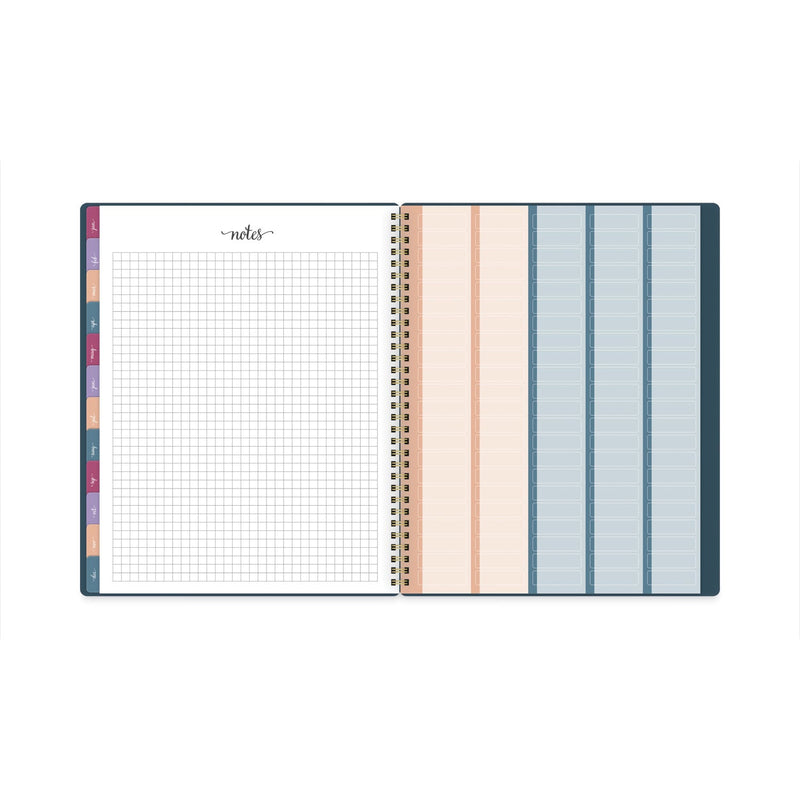 AT-A-GLANCE Harmony Weekly/Monthly Poly Planner, 11 x 8.5, Teal Cover, 13-Month (Jan to Jan): 2023 to 2024