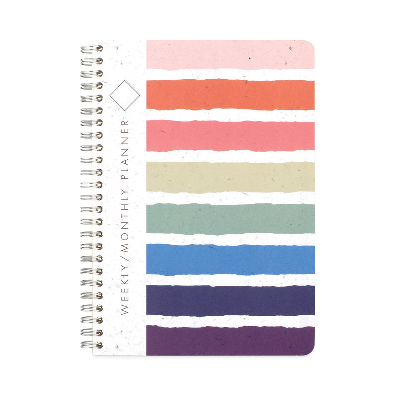 Cambridge GreenPath Weekly/Monthly Planner, GreenPath Artwork, 8.5 x 5.5, White/Green Cover, 12 Month (Jan to Jan): 2023