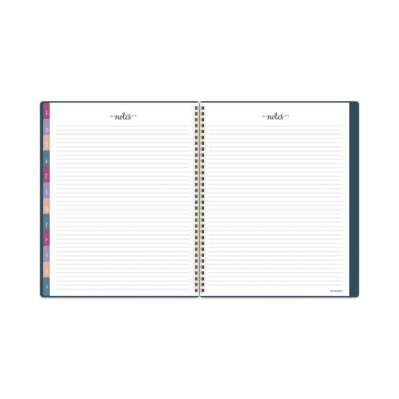 AT-A-GLANCE Harmony Weekly/Monthly Poly Planner, 11 x 8.5, Teal Cover, 13-Month (Jan to Jan): 2023 to 2024