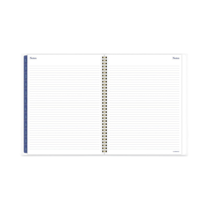 Cambridge Precious Weekly/Monthly Planner, Precious Floral Artwork, 11 x 8.5, Blue/Green/Pink Cover, 12-Month (Jan to Dec): 2023