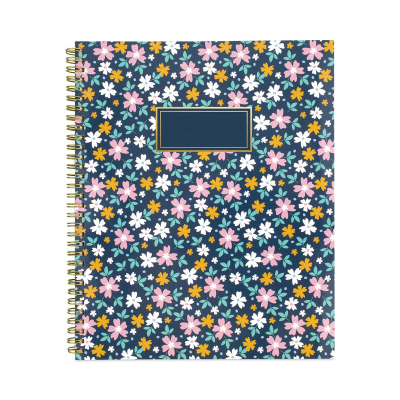 Cambridge Precious Weekly/Monthly Planner, Precious Floral Artwork, 11 x 8.5, Blue/Green/Pink Cover, 12-Month (Jan to Dec): 2023