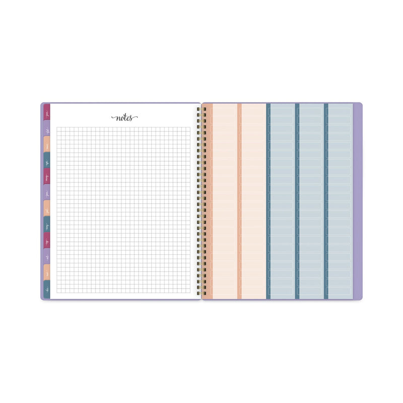 AT-A-GLANCE Harmony Weekly/Monthly Poly Planner, 11 x 8.5, Lilac Cover, 13-Month (Jan to Jan): 2023 to 2024