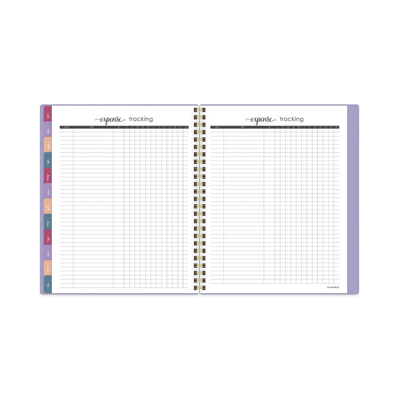 AT-A-GLANCE Harmony Weekly/Monthly Poly Planner, 8.75 x 7, Lilac Cover, 13-Month (Jan to Jan): 2023 to 2024