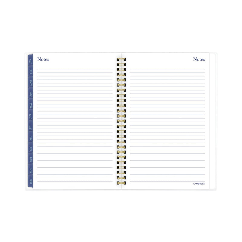 Cambridge Precious Weekly/Monthly Planner, Precious Floral Artwork, 8.5 x 5.5, Blue/Green/Pink Cover, 12-Month (Jan to Dec): 2023