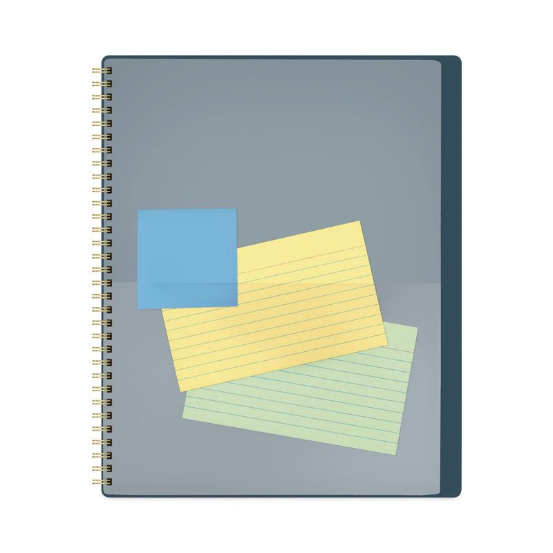 AT-A-GLANCE Harmony Weekly/Monthly Poly Planner, 11 x 8.5, Teal Cover, 13-Month (Jan to Jan): 2023 to 2024