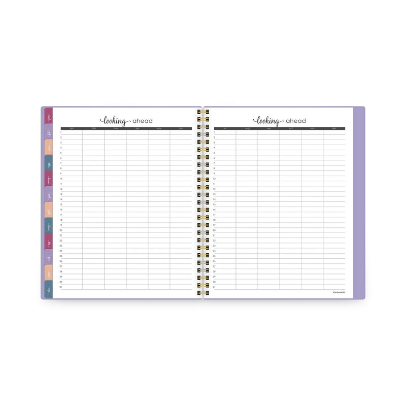 AT-A-GLANCE Harmony Weekly/Monthly Poly Planner, 8.75 x 7, Lilac Cover, 13-Month (Jan to Jan): 2023 to 2024