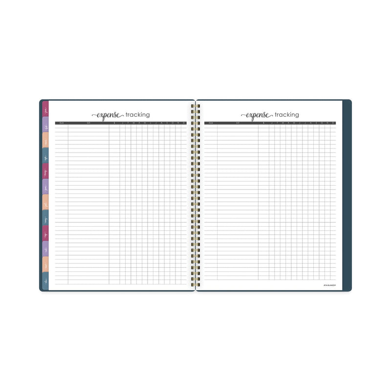 AT-A-GLANCE Harmony Weekly/Monthly Poly Planner, 11 x 8.5, Teal Cover, 13-Month (Jan to Jan): 2023 to 2024