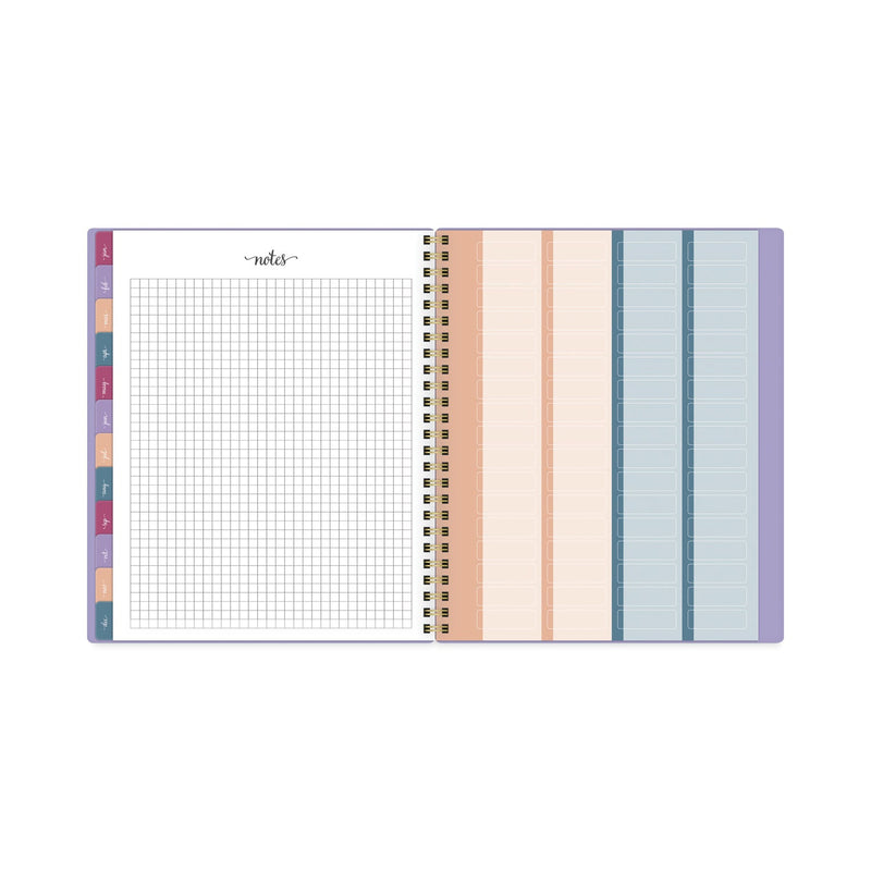 AT-A-GLANCE Harmony Weekly/Monthly Poly Planner, 8.75 x 7, Lilac Cover, 13-Month (Jan to Jan): 2023 to 2024