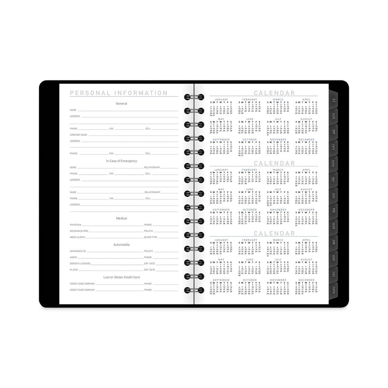 AT-A-GLANCE Contemporary Academic Planner, 8 x 4.88, Black Cover, 12-Month (July to June): 2022 to 2023