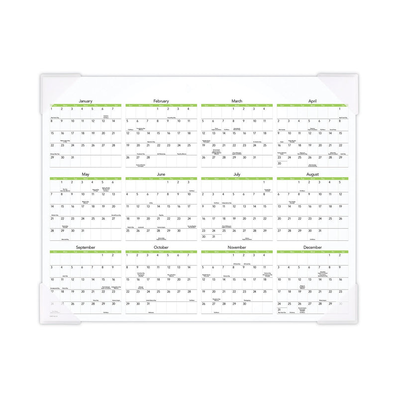 AT-A-GLANCE Puppies Monthly Desk Pad Calendar, Puppies Photography, 22 x 17, White Sheets, Clear Corners, 12-Month (Jan to Dec): 2023