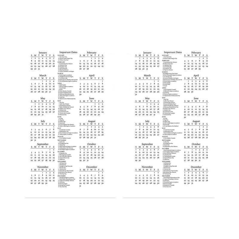 AT-A-GLANCE Photographic Desk Calendar Refill, Nature Photography, 3.5 x 6, White/Multicolor Sheets, 2023