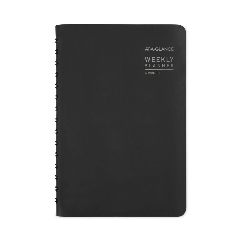 AT-A-GLANCE Contemporary Academic Planner, 8 x 4.88, Black Cover, 12-Month (July to June): 2022 to 2023