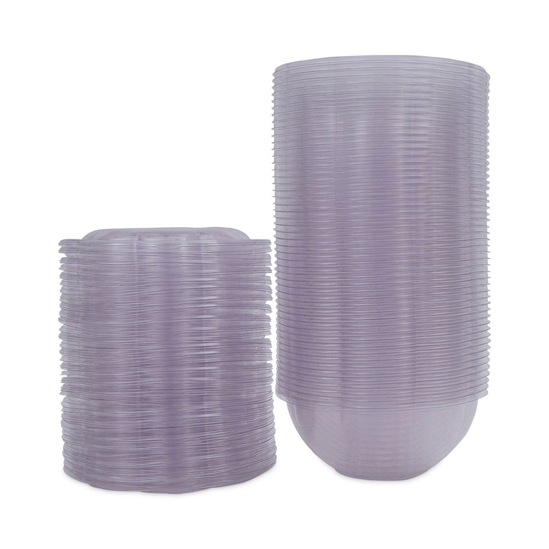 Eco-Products Renewable and Compostable Salad Bowls with Lids, 24 oz, Clear, Plastic, 50/Pack, 3 Packs/Carton