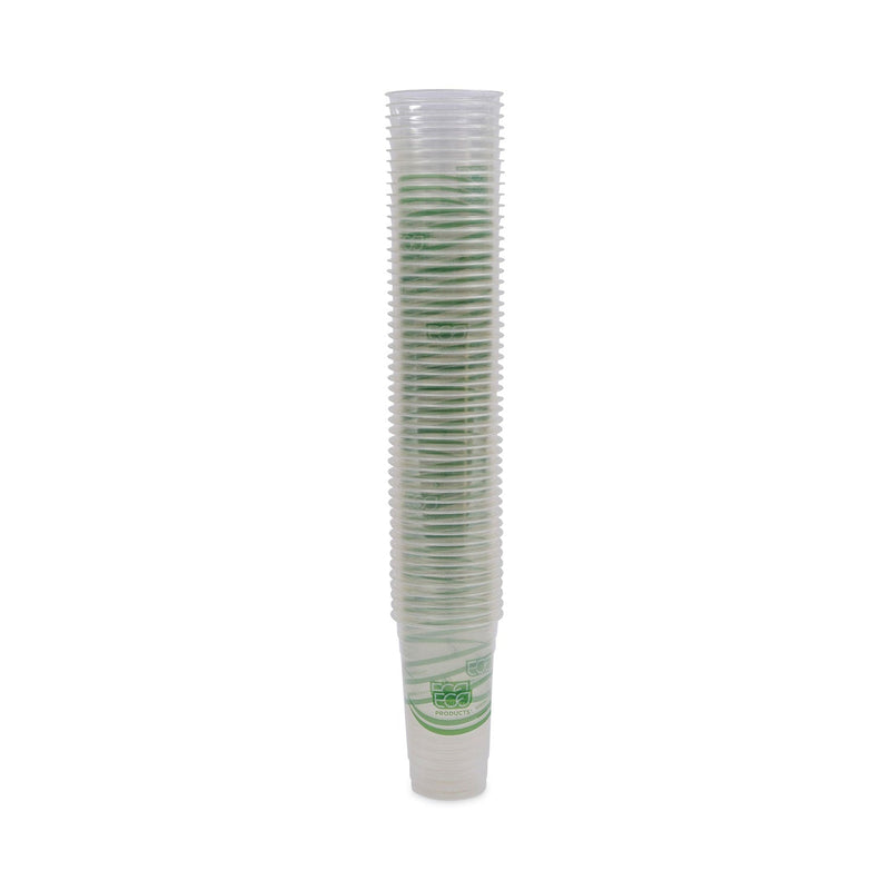 Eco-Products GreenStripe Renewable and Compostable PLA Cold Cups, 24 oz, 50/Pack, 20 Packs/Carton