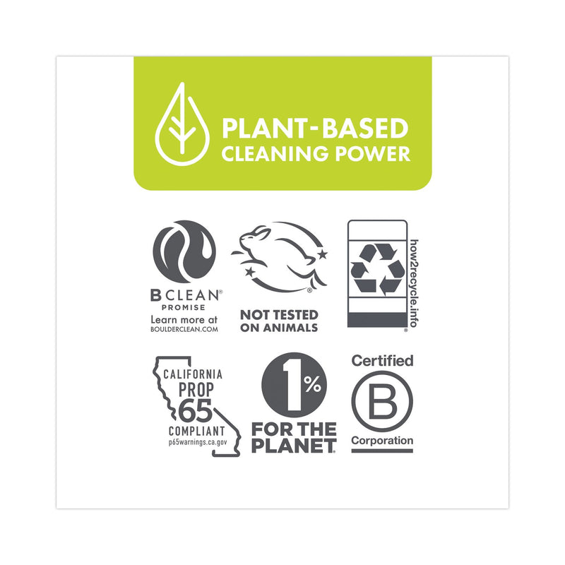 Boulder Clean Disinfectant Cleaner, Lemon Scent, 28 oz Bottle