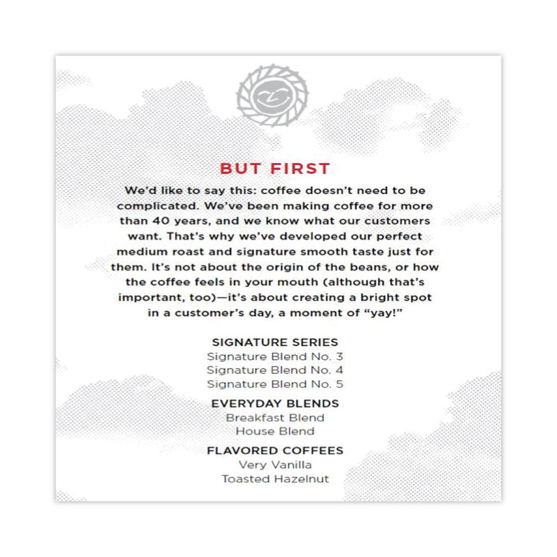 Seattle's Best Port Side Blend Whole Bean Coffee, Medium Roast, 12 oz Bag, 6/Carton