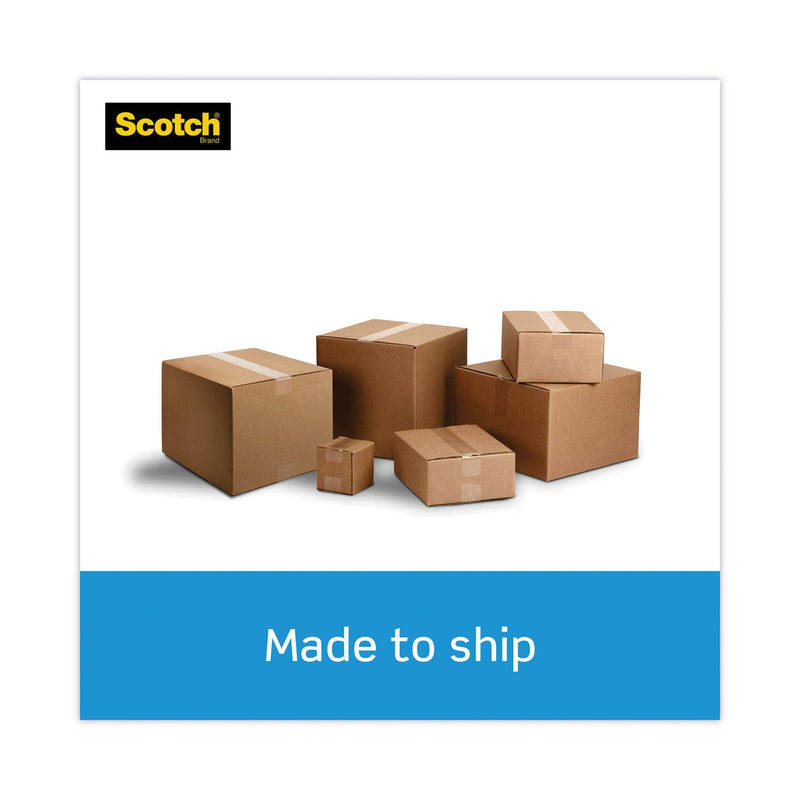 Scotch 3850 Heavy-Duty Packaging Tape with Dispenser, 1.5" Core, 1.88" x 66.66 ft, Clear
