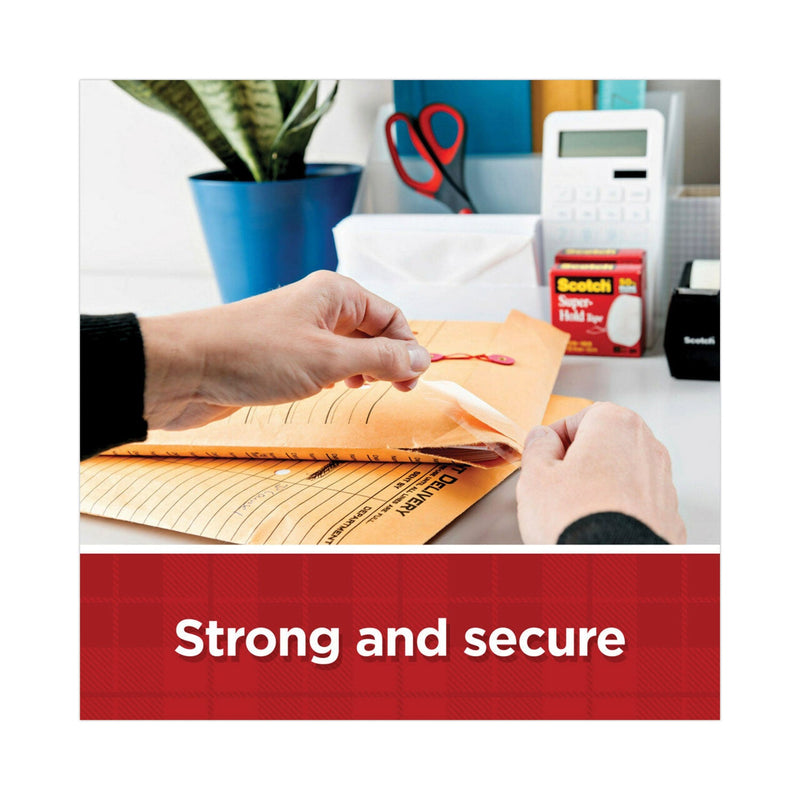 Scotch Transparent Tape, 1" Core, 0.75" x 83.33 ft, Transparent, 6/Pack