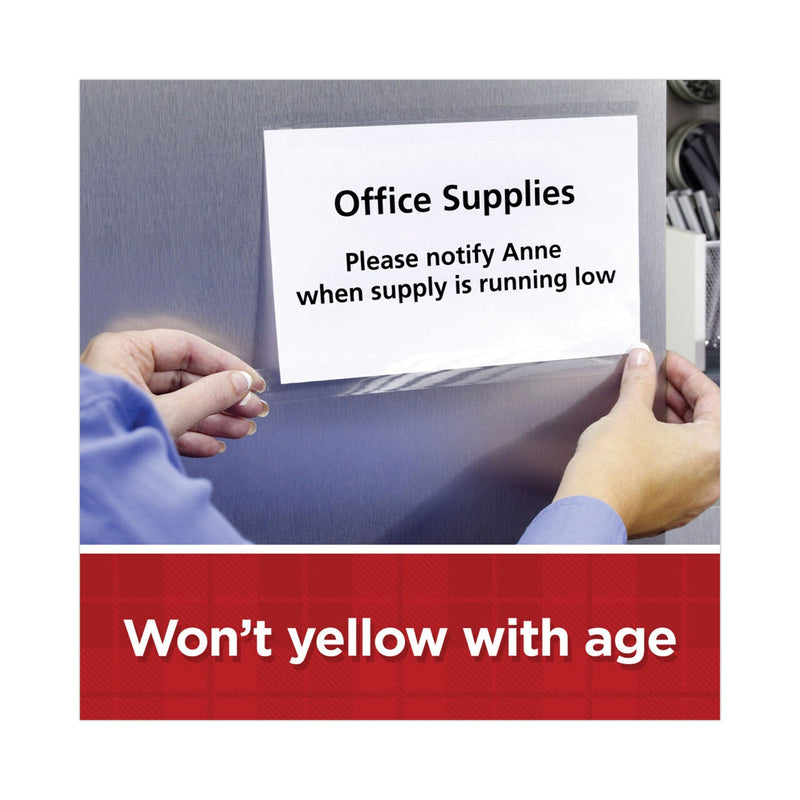 Scotch Transparent Tape, 1" Core, 0.75" x 83.33 ft, Transparent, 6/Pack