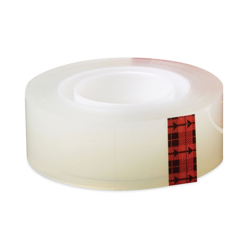 Scotch Transparent Tape, 1" Core, 0.75" x 83.33 ft, Transparent, 24/Pack