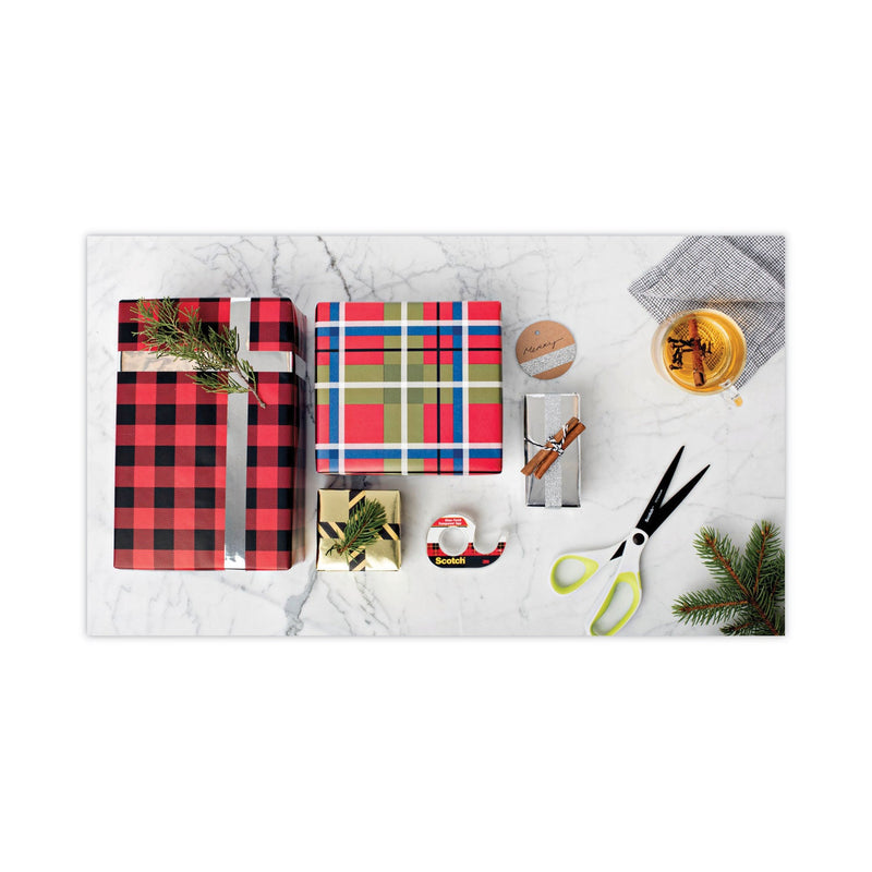 Scotch Transparent Tape Value Pack with Black Dispenser, 1" Core, 0.75" x 83.33 ft, Transparent