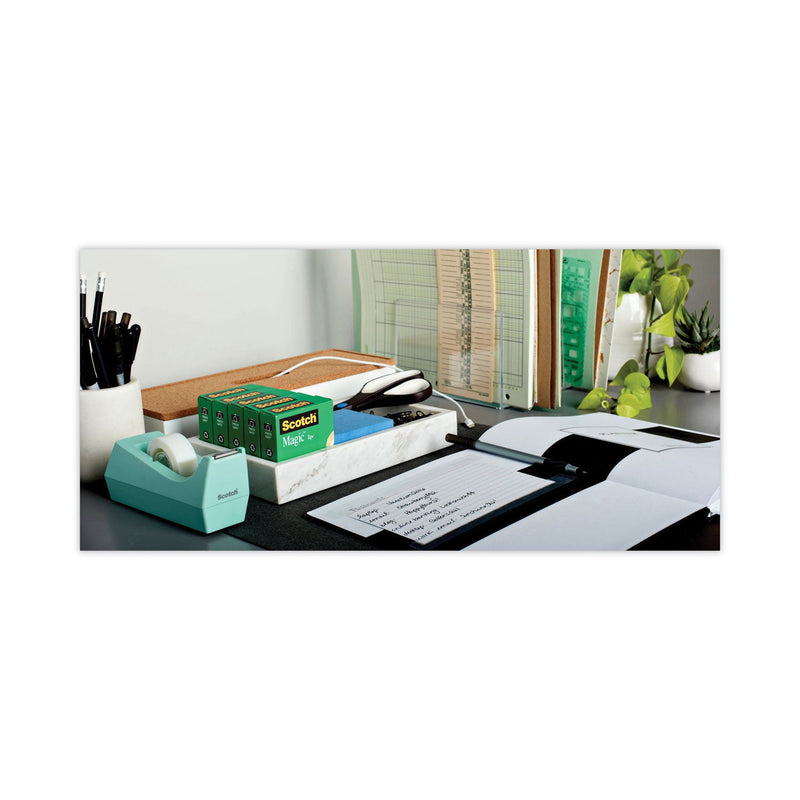 Scotch Magic Tape Desktop Dispenser Value Pack, 1" Core, 0.75" x 83.33 ft, Clear, 6/Pack