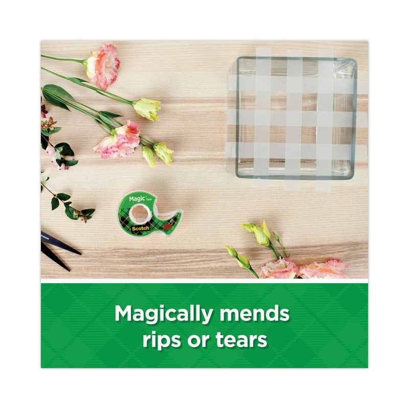 Scotch Magic Tape Value Pack, 1" Core, 0.75" x 83.33 ft, Clear, 10/Pack