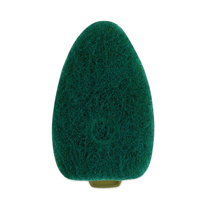 Scotch-Brite Soap-Dispensing Dishwand Sponge Refills, 2.9 x 2.2, Green, 2/Pack