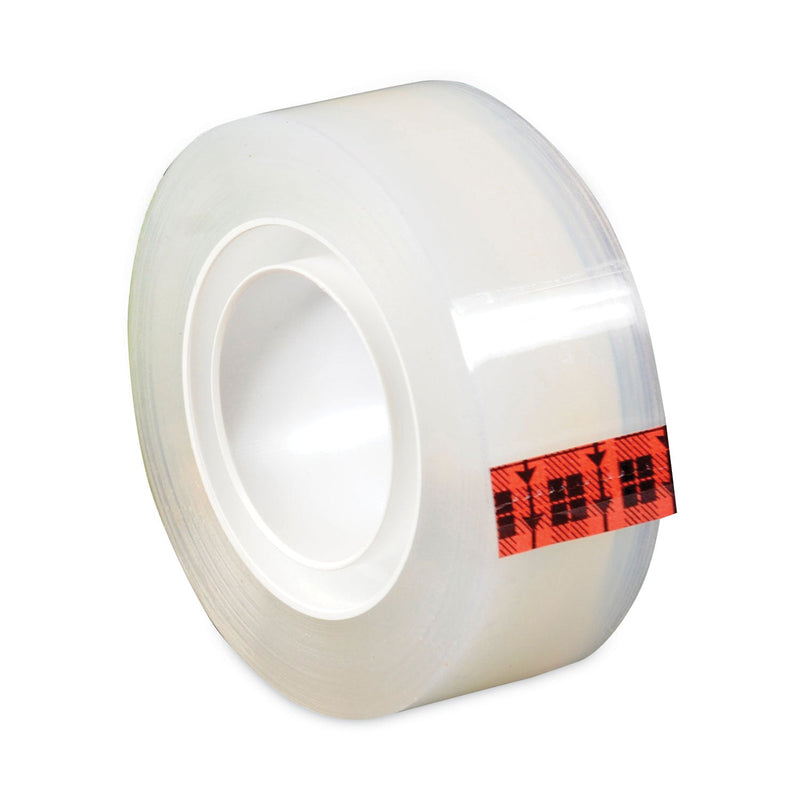 Scotch Transparent Greener Tape, 1" Core, 0.75" x 75 ft, Transparent, 12/Pack