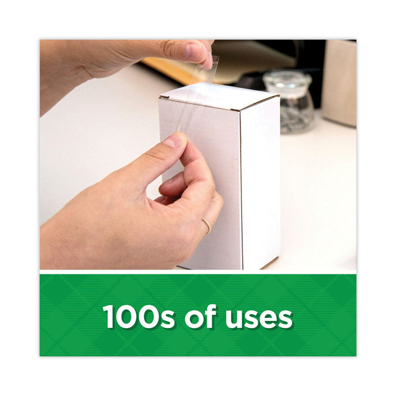 Scotch Magic Greener Tape, 1" Core, 0.75" x 75 ft, Clear, 10/Pack