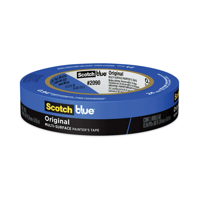 ScotchBlue Original Multi-Surface Painter's Tape, 3" Core, 0.94" x 60 yds, Blue