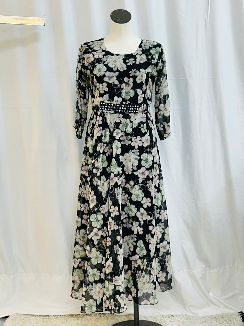 Chiffon long kurti