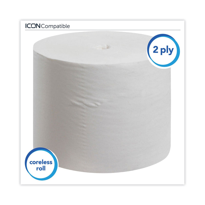 Scott Essential Extra Soft Coreless Standard Roll Bath Tissue, Septic Safe, 2-Ply, White, 800 Sheets/Roll, 36 Rolls/Carton