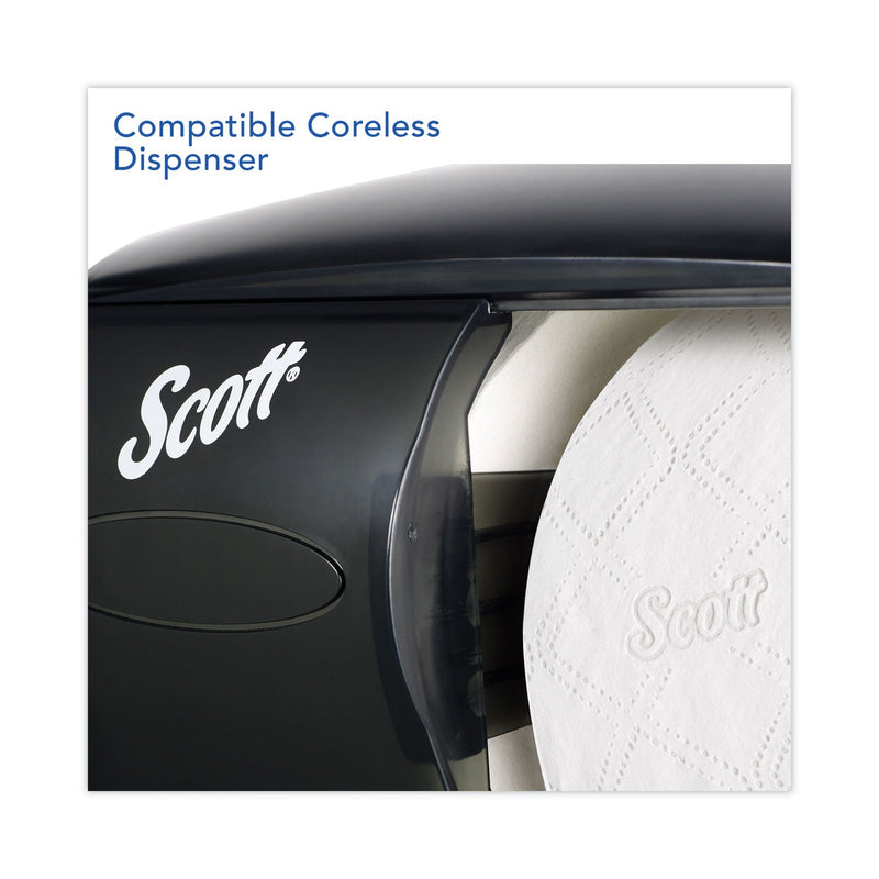 Scott Pro Small Core High Capacity/SRB Bath Tissue, Septic Safe, 2-Ply, White, 1,100 Sheets/Roll, 36 Rolls/Carton