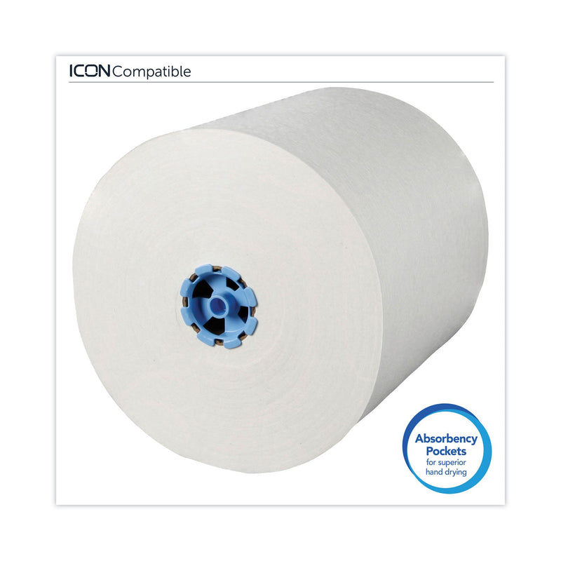 Scott Pro Hard Roll Paper Towels with Absorbency Pockets, for Scott Pro Dispenser, Blue Core Only, 7.5" x 900 ft, 6 Rolls/Carton