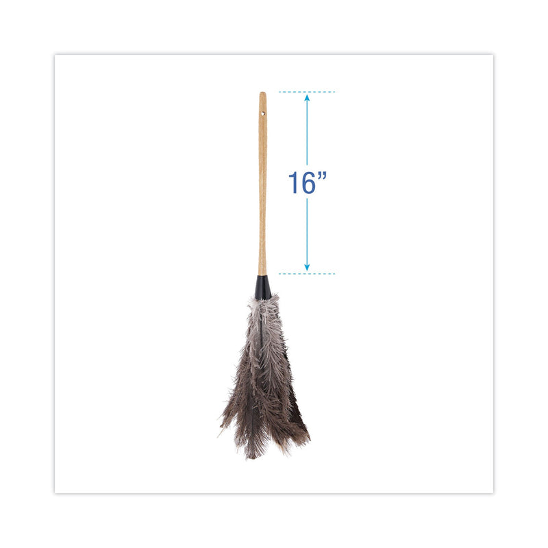 Boardwalk Professional Ostrich Feather Duster, 16" Handle