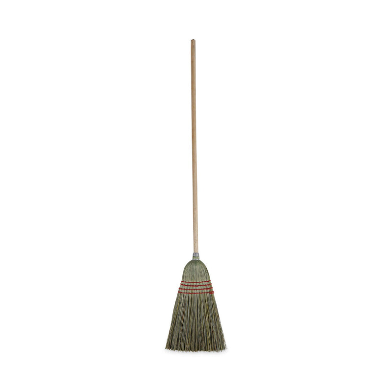 Boardwalk Mixed Fiber Maid Broom, Mixed Fiber Bristles, 55" Overall Length, Natural
