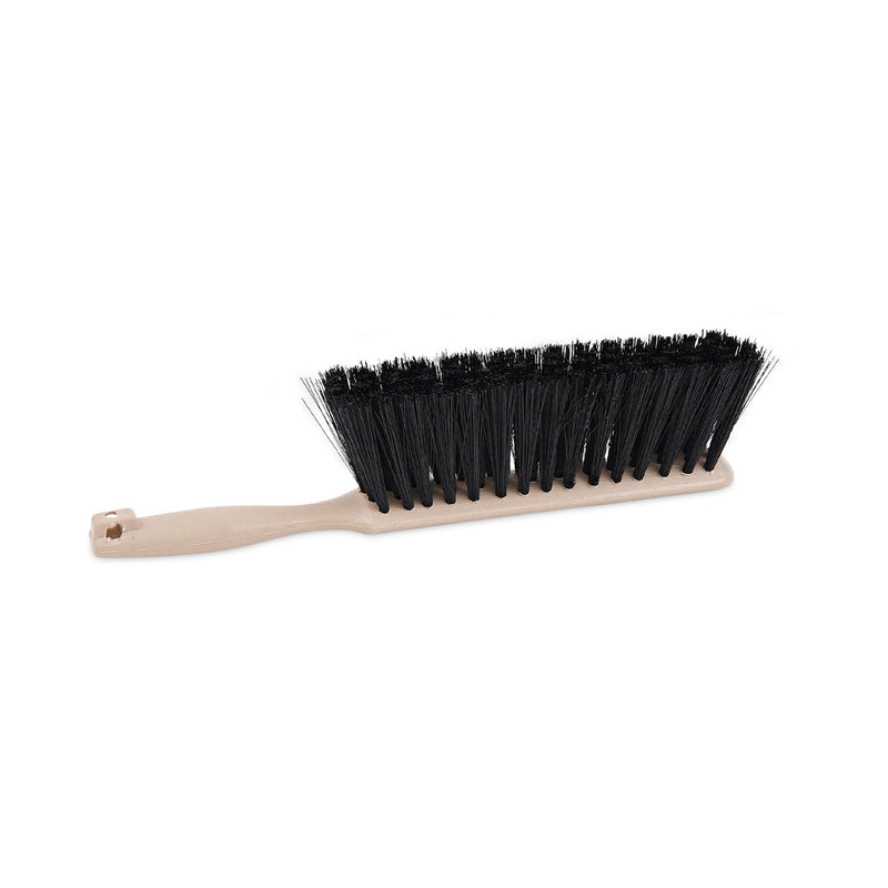 Boardwalk Counter Brush, Black Polypropylene, 4.5" Brush, 3.5" Tan Plastic Handle