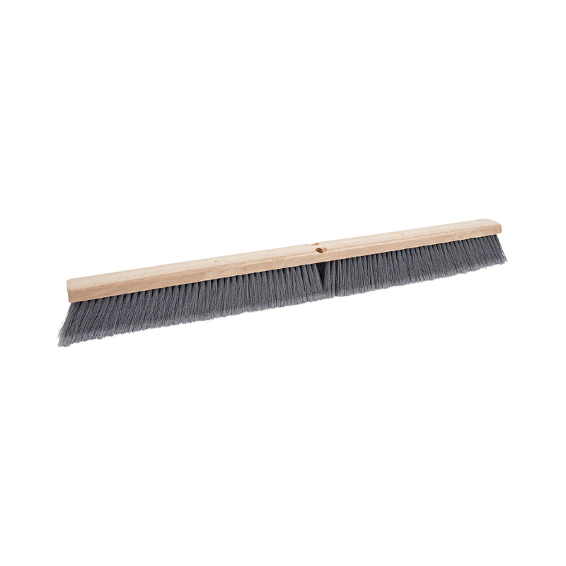 Boardwalk Floor Brush Head, 3" Gray Flagged Polypropylene Bristles, 36" Brush