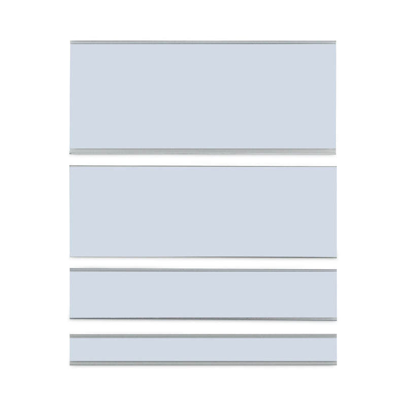 C-Line Clear Magnetic Label Holders, Side Load, 6 x 0.5, 10/Pack