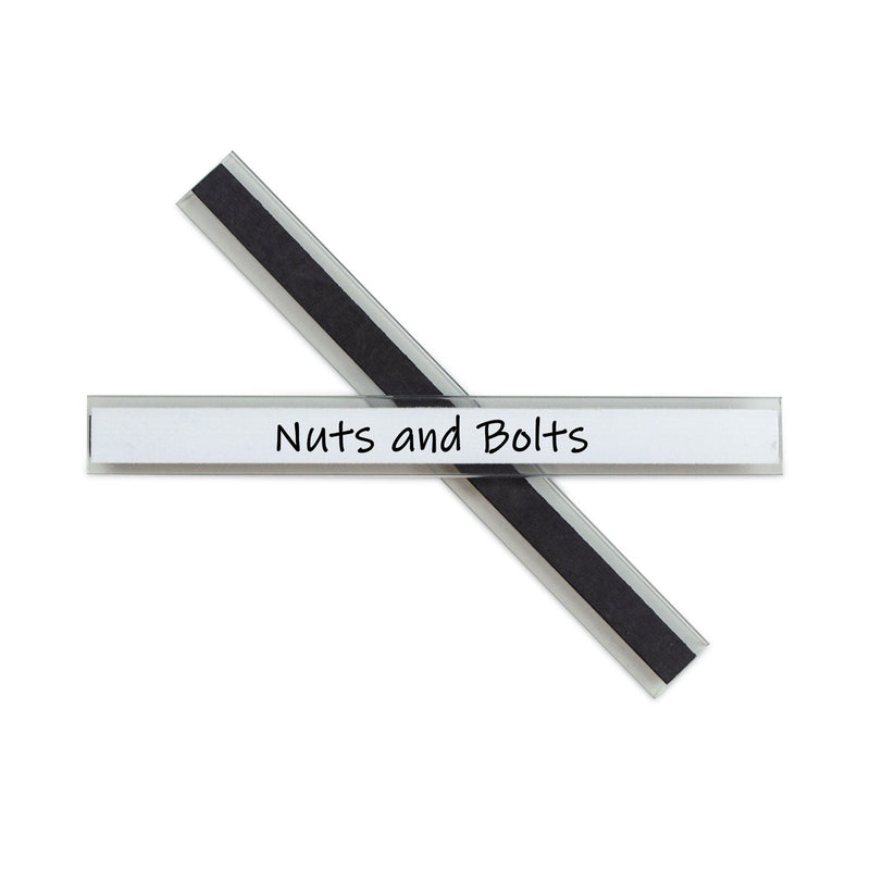 C-Line Clear Magnetic Label Holders, Side Load, 6 x 0.5, 10/Pack