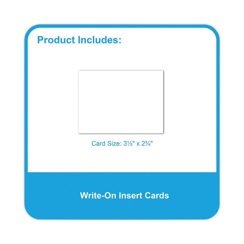 C-Line Self-Adhesive Labeling Pockets, Top Load, 3.75 x 3, Clear, 25/Pack