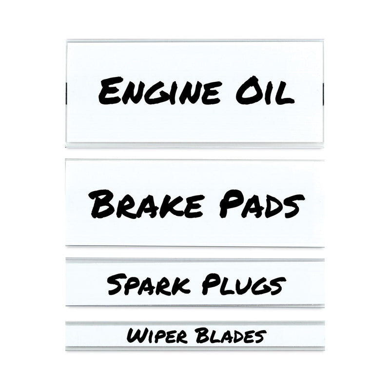 C-Line Clear Magnetic Label Holders, Side Load, 6 x 2.5, 10/Pack