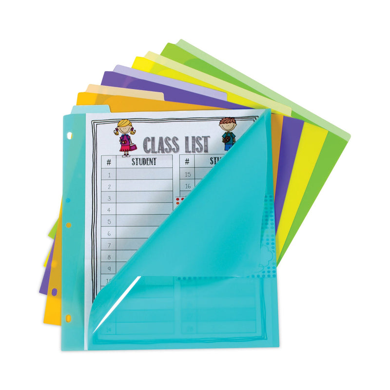 C-Line Index Dividers with Vertical Tab, 5-Tab, 11.5 x 10, Assorted, 1 Set