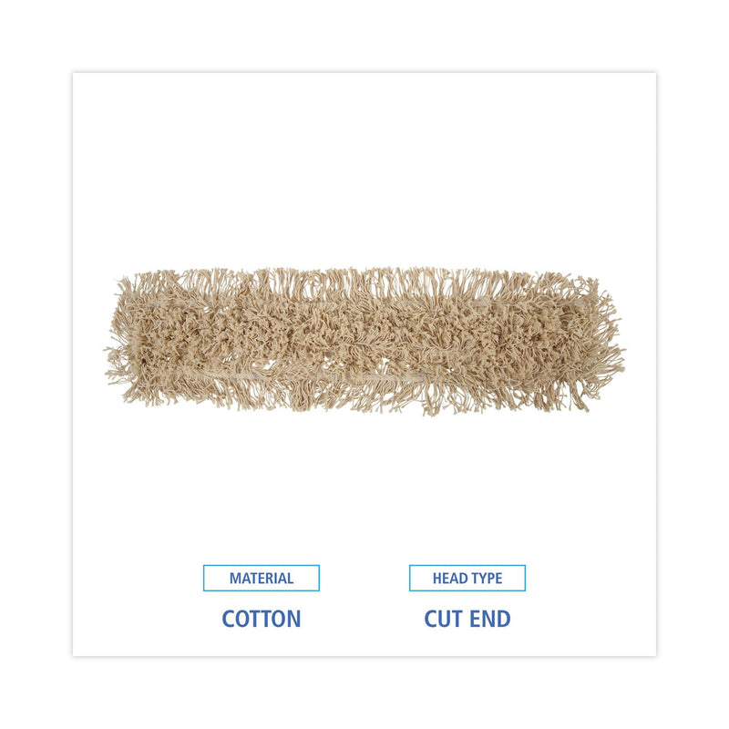 Boardwalk Industrial Dust Mop Head, Hygrade Cotton, 36w x 5d, White