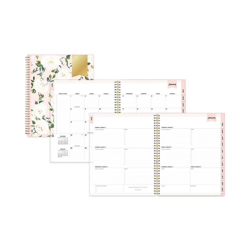 Blue Sky Day Designer Coming Up Roses Create-Your-Own Cover Weekly/Monthly Planner, 11 x 8.5, 12-Month (Jan to Dec): 2023