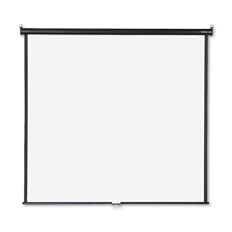 Quartet Wall or Ceiling Projection Screen, 70 x 70, White Matte Finish