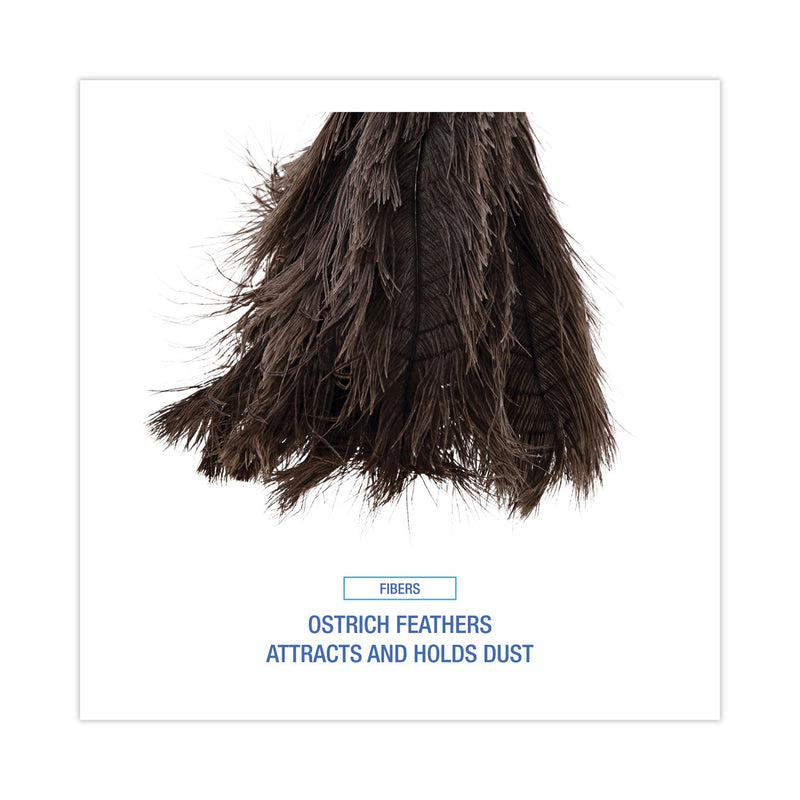Boardwalk Professional Ostrich Feather Duster, 16" Handle