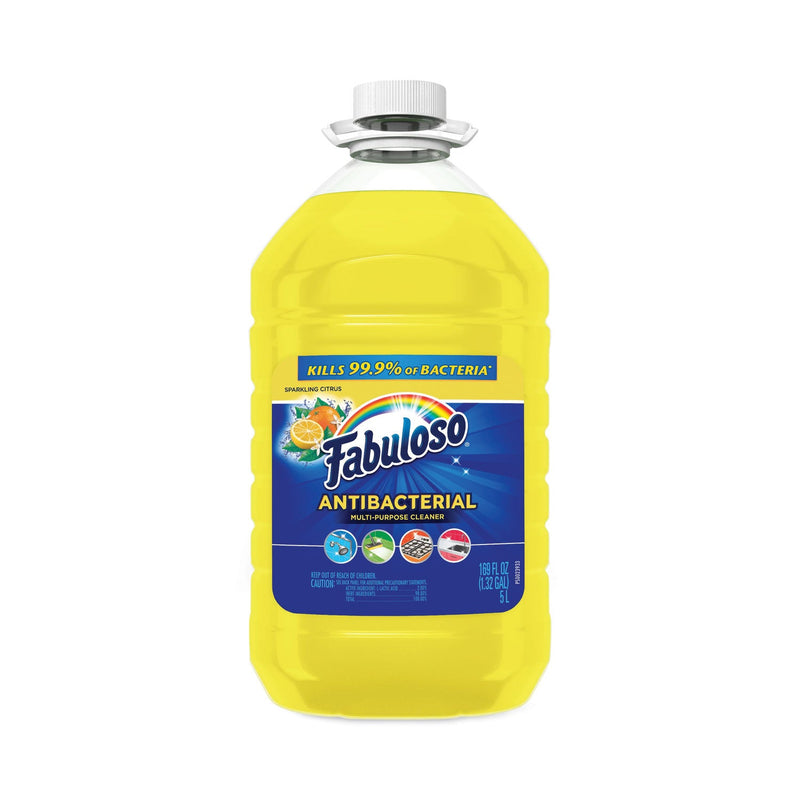 Fabuloso Antibacterial Multi-Purpose Cleaner, Citrus/Lemon Scent, 169 oz Bottle, 3/Carton